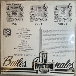 MARIACHI MEXICO – BAILES REGIONALES VOL. III VINYL