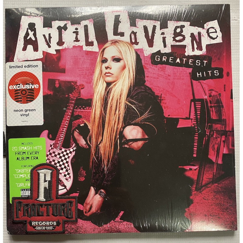 AVRIL LAVIGNE – GREATEST HITS VINYL NEON GREEN 194399784419
