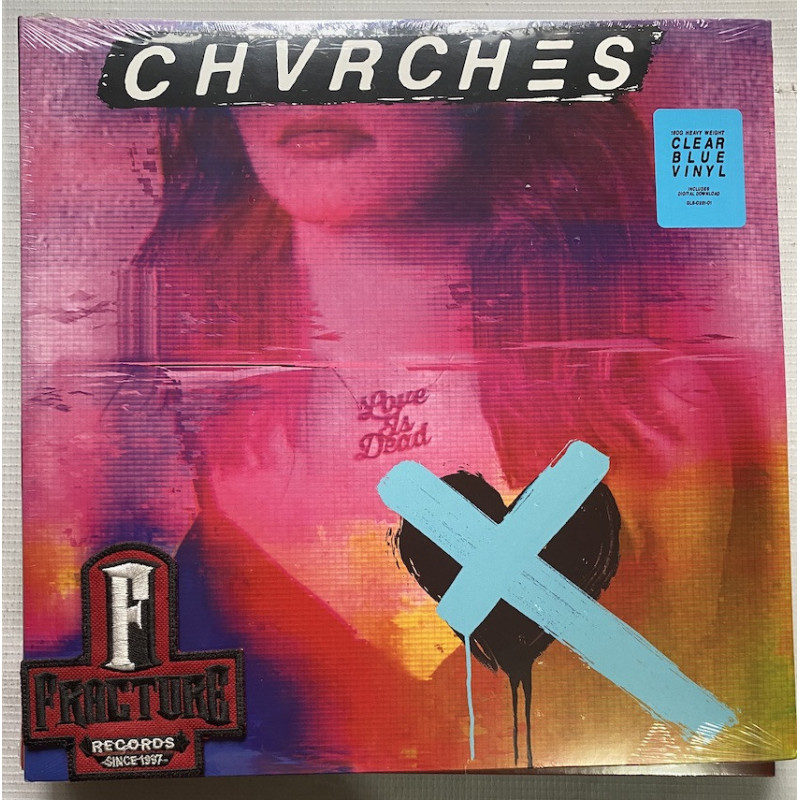 CHVRCHES ‎– LOVE IS DEAD VINYL CLEAR BLUE 810599021993