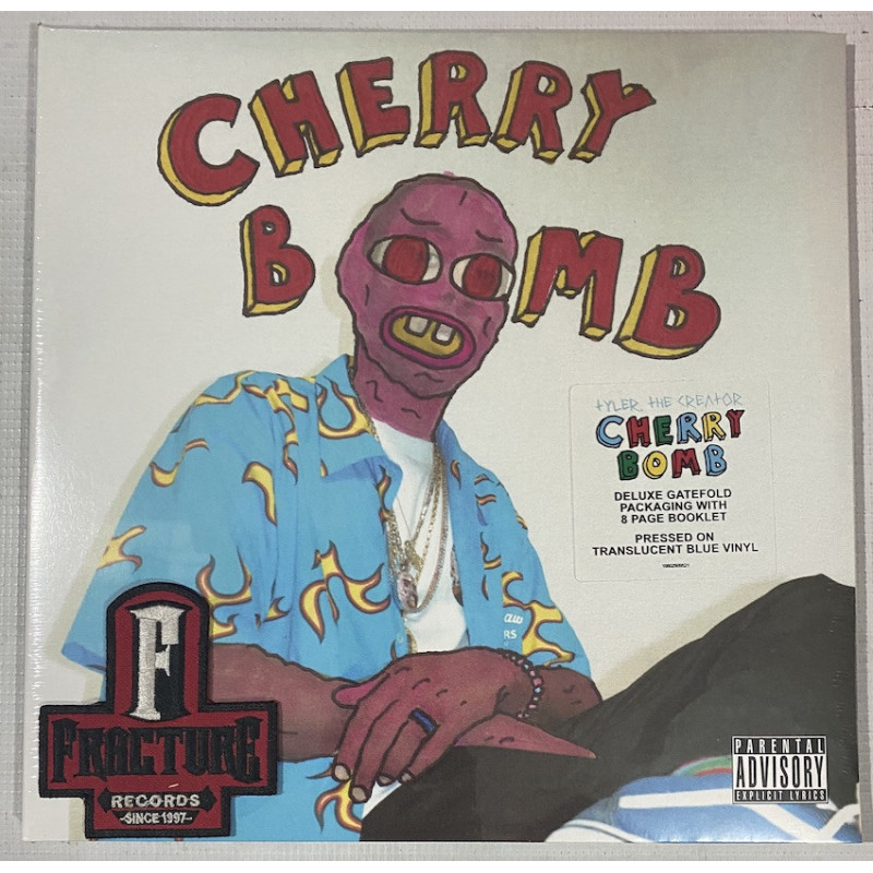 TYLER, THE CREATOR – CHERRY BOMB VINYL BLUE TRANSLUCENT, MASK COVER 198029095210