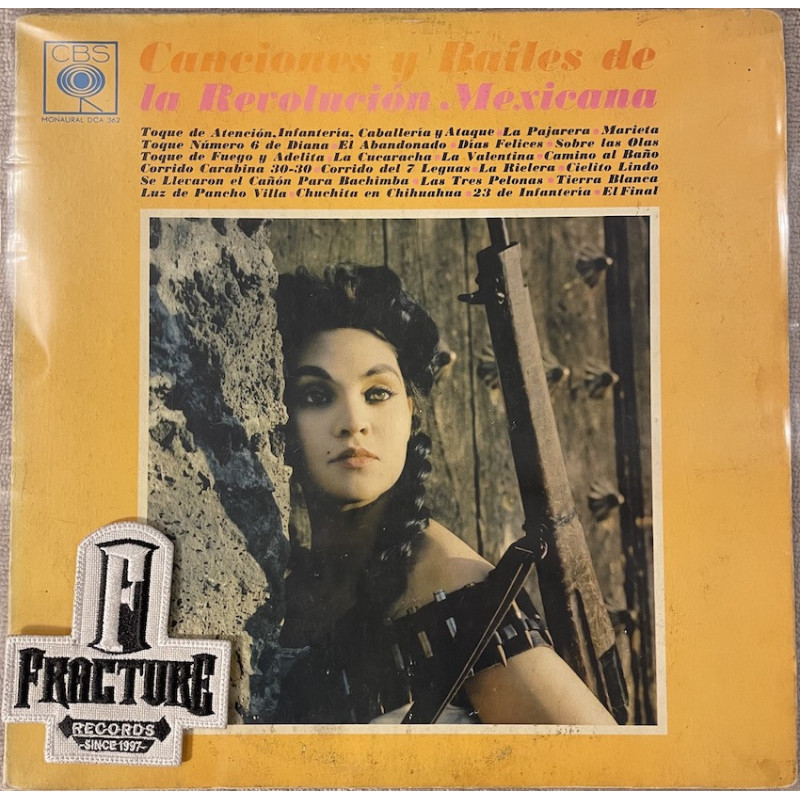 CANCIONES Y BAILABLES DE LA REVOLUCION MEXICANA VINYL DCA-362