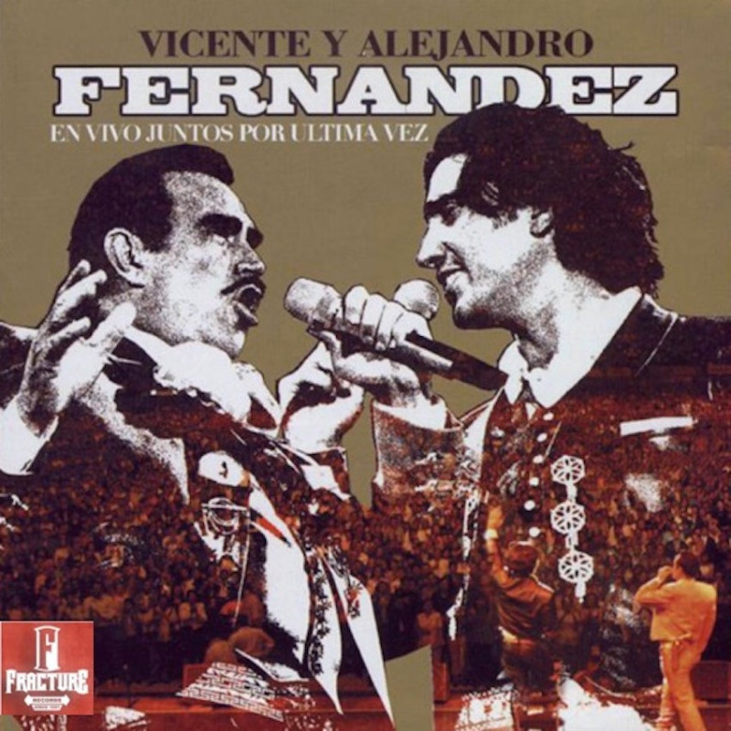 VICENTE FERNANDEZ Y ALEJANDRO FERNANDEZ – EN VIVO JUNTOS POR ULTIMA VEZ  2CD 7509950598924