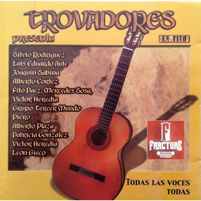 TROVADORES EN VIVO, TODAS LAS VOCES TODAS CD 7509949941526