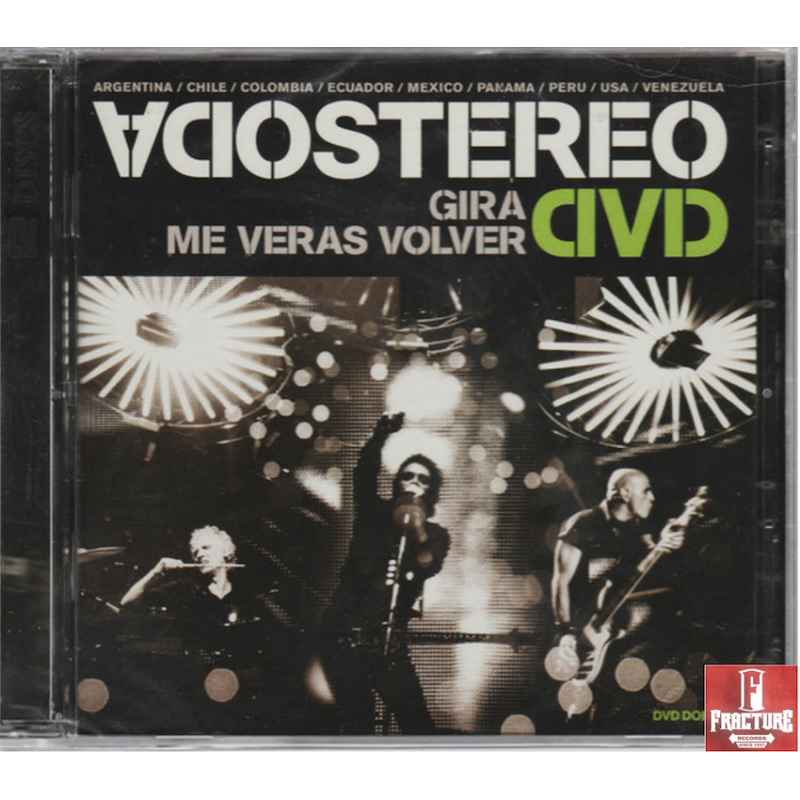 SODA STEREO – GIRA ME VERAS VOLVER  2DVD 886973298190