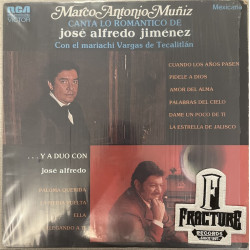 MARCO ANTONIO MUÑIZ CON EL MARIACHI VARGAS DE TECALITLÁN – CANTA LO ROMÁNTICO DE JOSÉ ALFREDO JIMÉNEZ VINYL MKS-2148