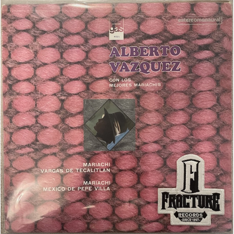 ALBERTO VAZQUEZ – CON LOS DOS MEJORES MARIACHI VINYL GAS-4021