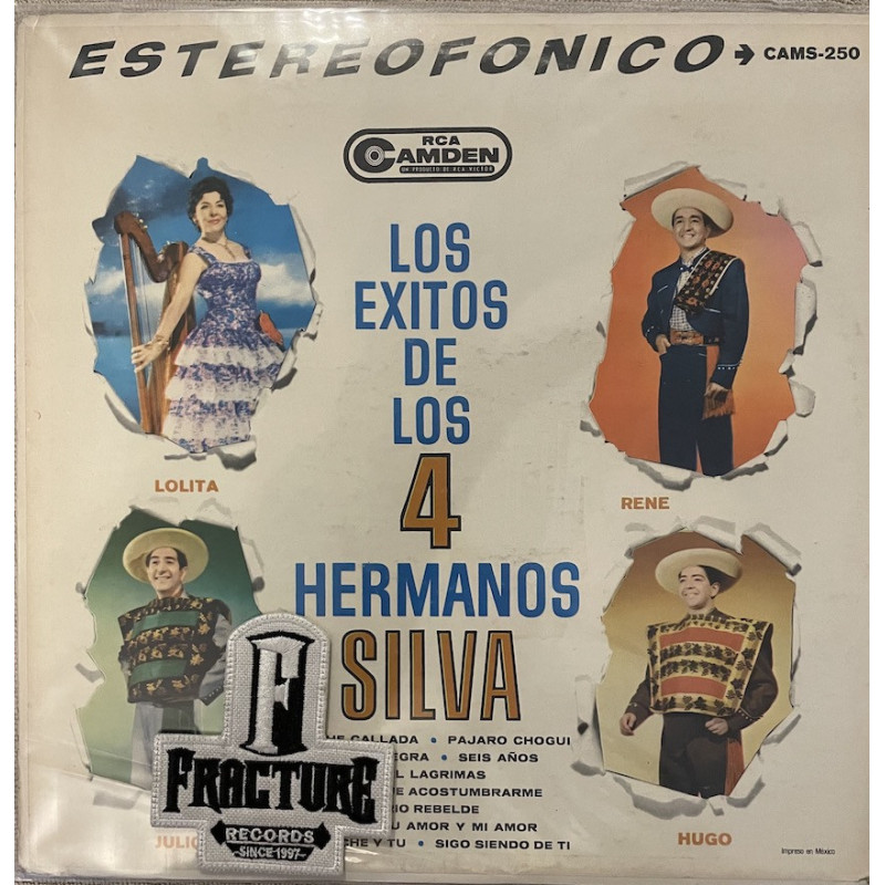 LOS 4 HERMANOS SILVA – LOS EXITOS DE LOS 4 HERMANOS SILVA VINYL CAMS-250