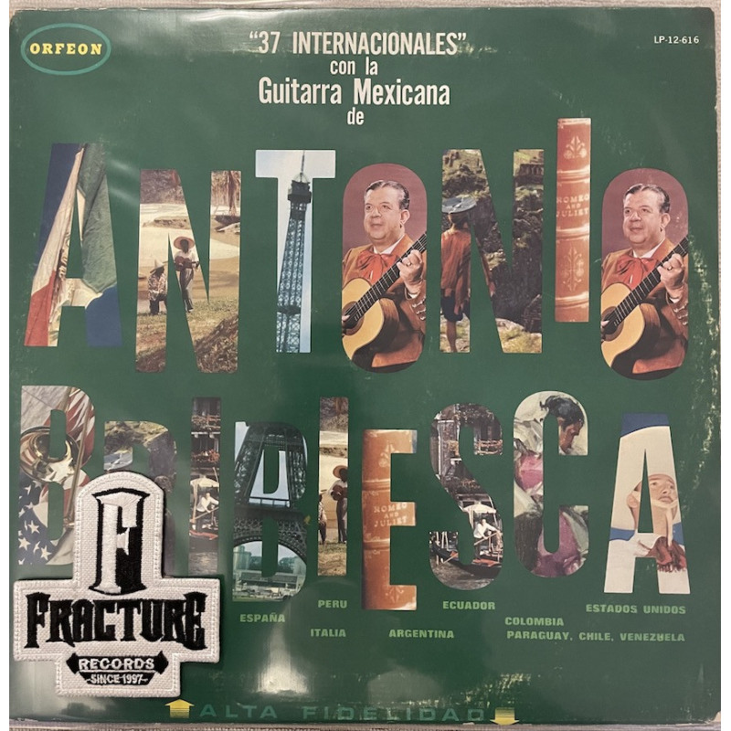 ANTONIO BRIBIESCA – 37 INTERNACIONALES CON LA GUITARRA MEXICANA DE ANTONIO BRIBIESCA VINYL LP-12-616