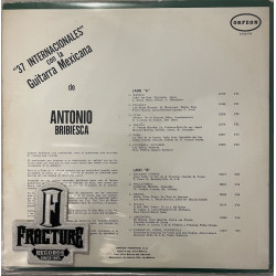 ANTONIO BRIBIESCA – 37 INTERNACIONALES CON LA GUITARRA MEXICANA DE ANTONIO BRIBIESCA VINYL