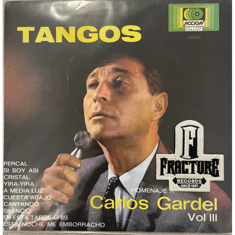 VICTOR M. BAEZA, CONJUNTO ARGENTINO DE JOSÉ A. SÁNCHEZ – HOMENAJE A CARLOS GARDEL VOL. III VINYL ACP-832