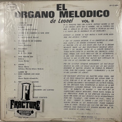 LEONEL PÉREZ – EL ÓRGANO MELÓDICO DE LEONEL PÉREZ VOL. II VINYL