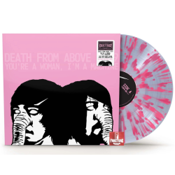 DEATH FROM ABOVE 1979 – YOU'RE A WOMAN, I'M A MACHINE VINYL  PINK SPLATTER 081227809461