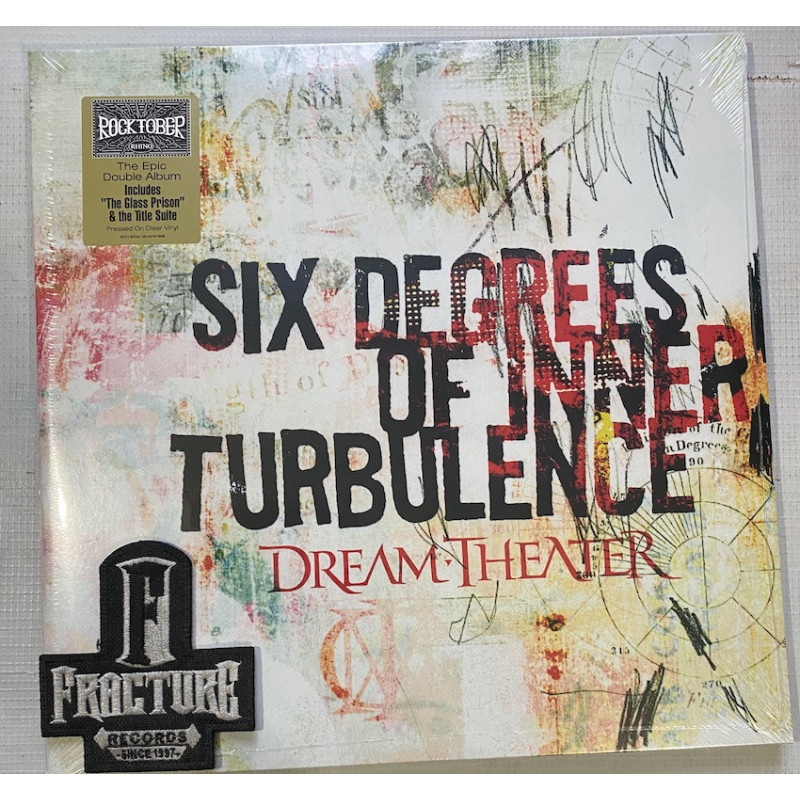 DREAM THEATER – SIX DEGREES OF INNER TURBULENCE VIYNL CLEAR ROCKTOBER 081227810696