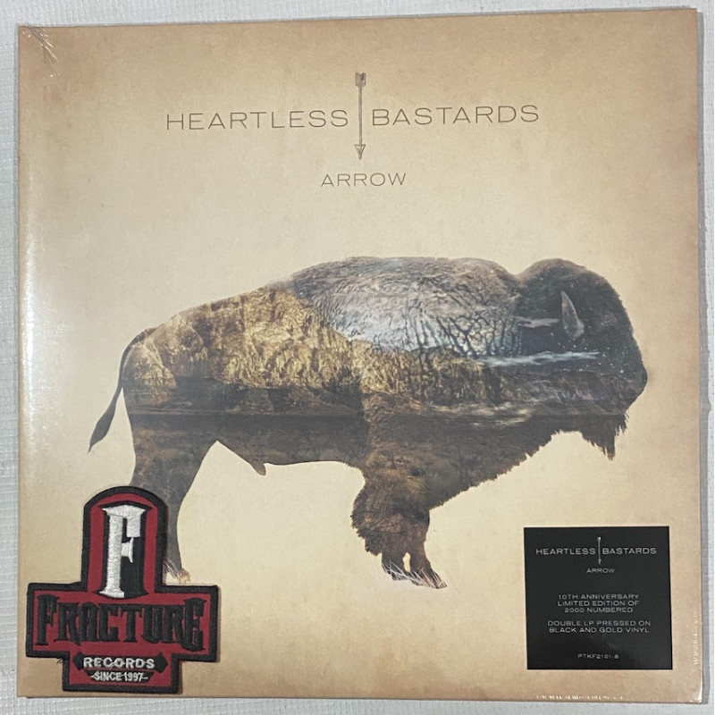 HEARTLESS BASTARDS – ARROW VINYL NUMBERED, REPRESS, BLACK & GOLD 720841210184