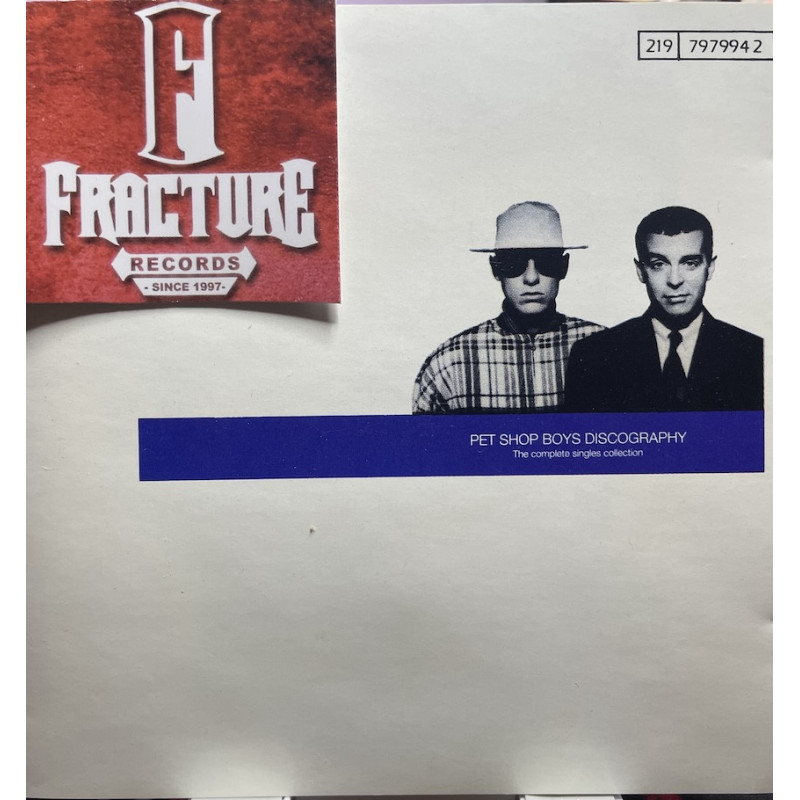 PET SHOP BOYS – DISCOGRAPHY (THE COMPLETE SINGLES COLLECTION) CD 219 7979942