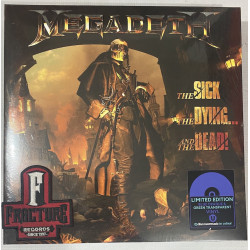 MEGADETH – THE SICK, THE DYING... AND THE DEAD VINYL BLUE OPAQUE/GREEN TRANSPARENT 602478557002