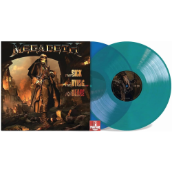 MEGADETH – THE SICK, THE DYING... AND THE DEAD VINYL BLUE OPAQUE/GREEN TRANSPARENT 602478557002