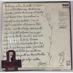 FACUNDO CABRAL – (EN VIVO) PALACIO DE BELLAS ARTES VOL. I  VINYL MIL/S-4127