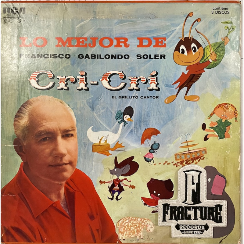 LO MEJOR DE FRANCISCO GABILONDO SOLER CRI-CRÍ EL GRILLITO CANTOR 3VINYL MKLA-63