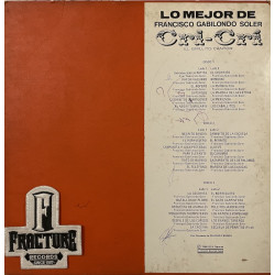 LO MEJOR DE FRANCISCO GABILONDO SOLER CRI-CRÍ EL GRILLITO CANTOR 3VINYL