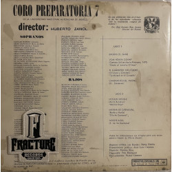 CORO PREPARATORIA 7 - UNAM VINYL