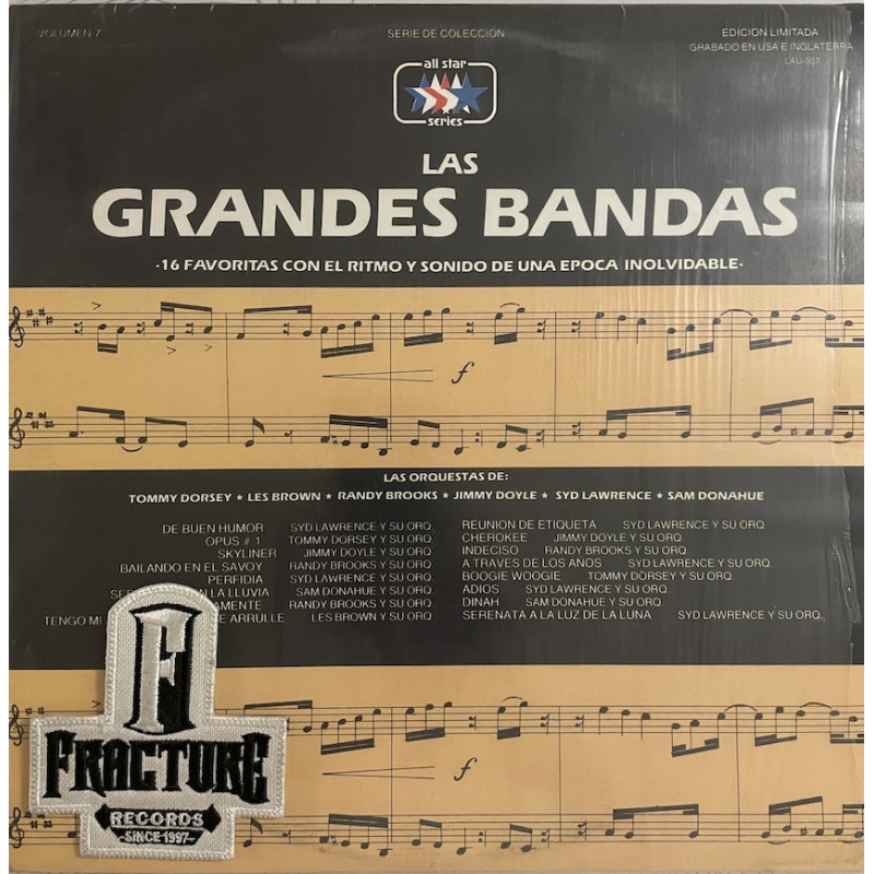 LAS GRANDES BANDAS -16 FAVORITAS CON EL RITMO Y SONIDO DE UNA ÉPOCA INOLVIDABLE VINYL LAU-307