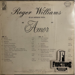 ROGER WILLIAMS – IN A LATIN MOOD AMOR VINYL