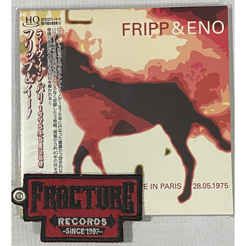FRIPP & ENO – LIVE IN PARIS 28.05.1975 3CD JAPONES 4582213 916294