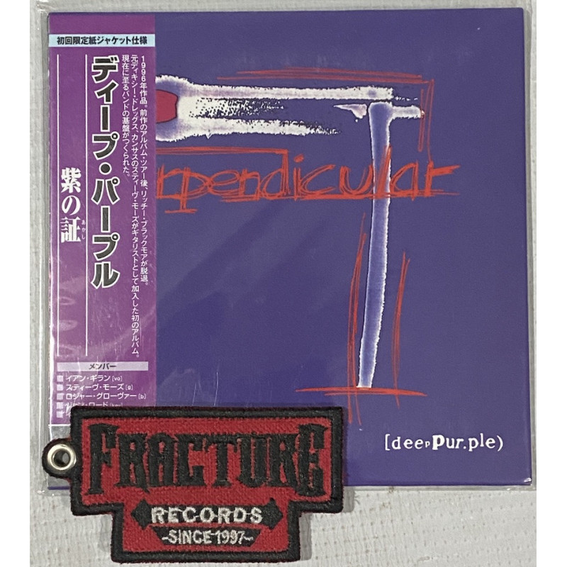 DEEP PURPLE – PURPENDICULAR CD JAPONES 4988017639122