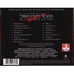 Sweeney Todd - The Demon Barber Of Fleet Street OST CD