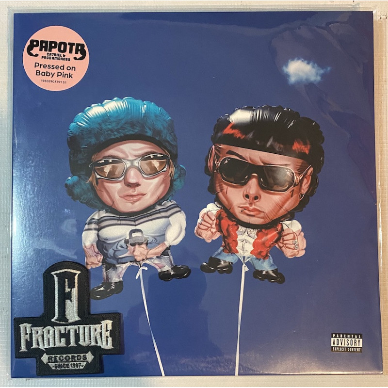CA7RIEL & PACO AMOROSO – PAPOTA VINYL BABY PINK  198029037913