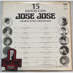 JOSÉ JOSÉ – 15 EXITOS CON JOSÉ JOSÉ GRABACIONES ORIGINALES VINYL MKS-2265