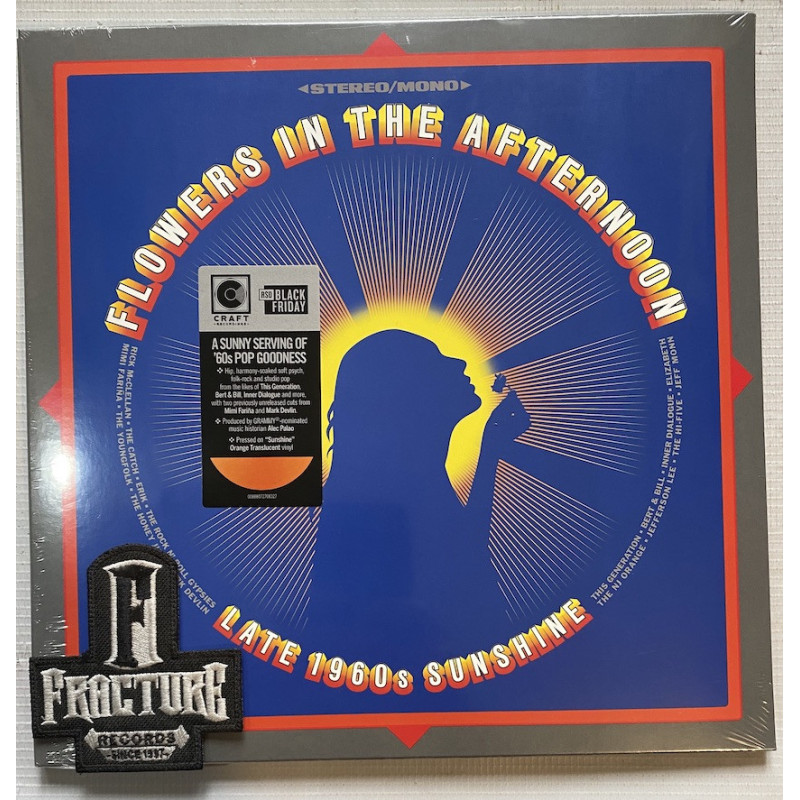 FLOWERS IN THE AFTERNOON: LATE 1960S SUNSHINE - VINYL ORANGE TRANSLUCENT BLACK FRIDAY RSD25 888072708327