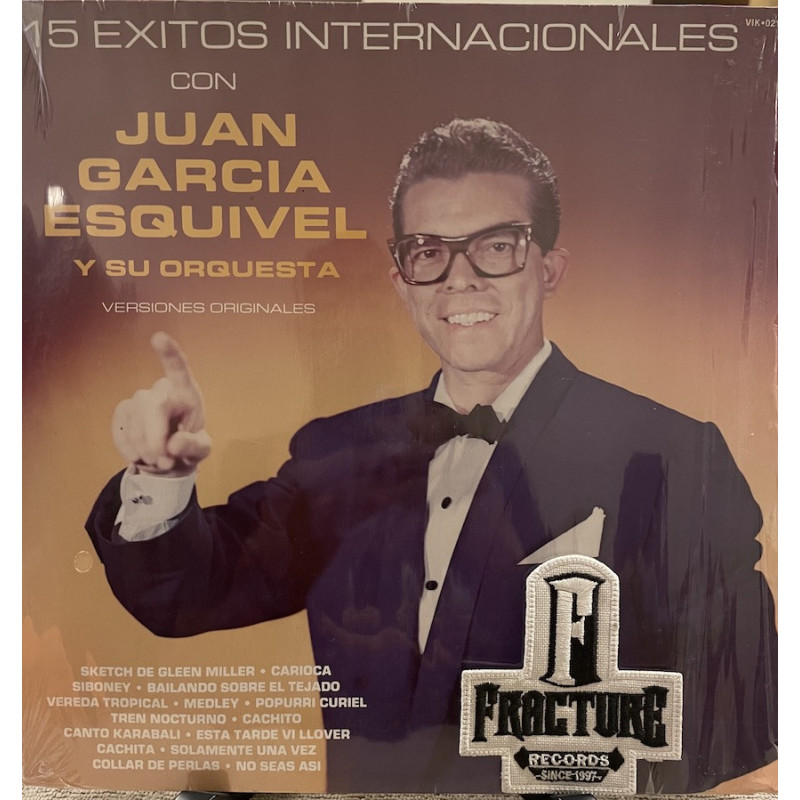 JUAN GARCIA ESQUIVEL Y SU ORQUESTA – 15 ÉXITOS INTERNACIONALES  VINYL VIK-021