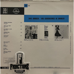 DAVE BRUBECK – DOS GENERACIONES DE BRUBECK VINYL