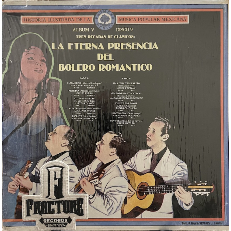 TRES DECADAS DE CLASICOS: LA ETERNA PRESENCIA DEL BOLERO ROMANTICO VINYL MC-1125