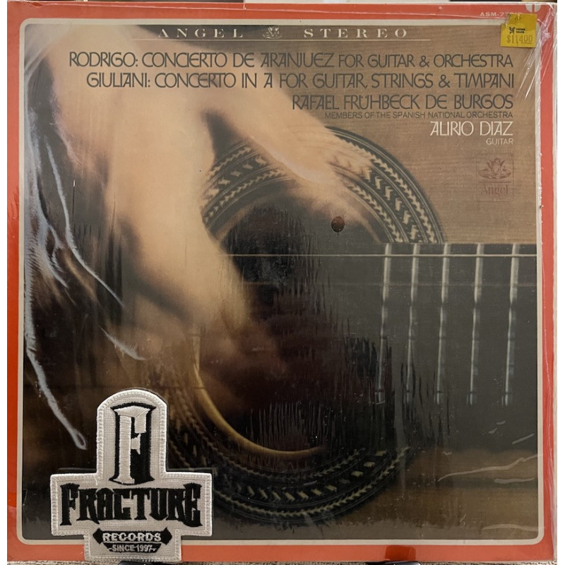 RODRIGO - GIULIANI – CONCIERTO DE ARANJUEZ FOR GUITAR & ORCHESTRA  VINYL VINYL ASM-77013