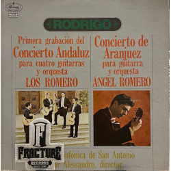 THE ROMEROS, ANGEL ROMERO – CONCIERTO ANDALUZ PARA CUATRO GUITARRAS Y ORQUESTA VINYL 19008