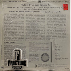 STRAUSS, EMANUEL VARDI, VIRTUOSO SYMPHONY OF LONDON – WALTZES VINYL