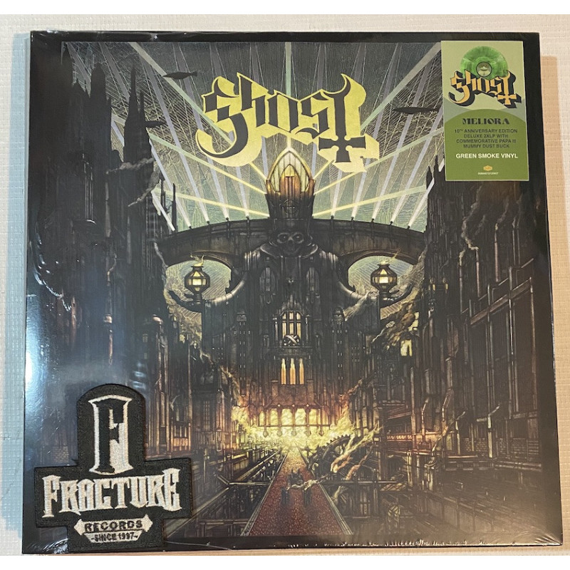 GHOST  – MELIORA (DELUXE EDITION) VINYL GREEN SMOKE, 10TH ANNIVERSARY EDITION 888072725607