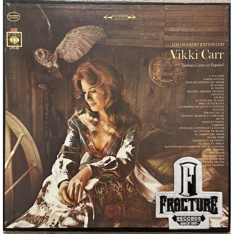 VIKKI CARR – LOS GRANDES EXITOS CON VIKKI CARR TAMBIEN CANTA EN ESPAÑOL 3VINYLOS LP3/S-26