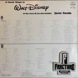 JAVIER ZAVALA – EL MUNDO MÁGICO DE WALT DISNEY EN LAS VOCES DE UN SOLO HOMBRE VINYL