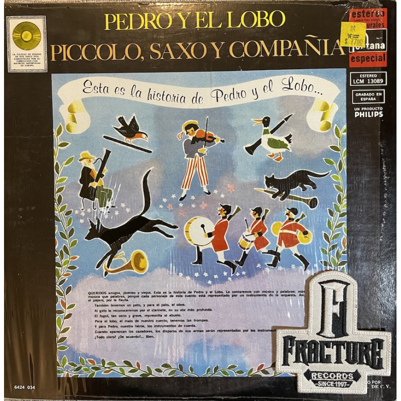 PEDRO Y EL LOBO - PICCOLO, SAXO Y COMPAÑIA VINYL LCM-13089