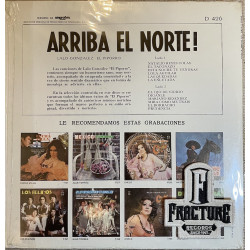 LALO GONZÁLEZ "EL PIPORRO" – ARRIBA EL NORTE! VINYL