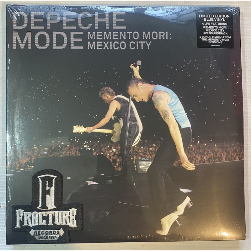 DEPECHE MODE – MEMENTO MORI: MEXICO CITY 4VINYL BLUE  198029769517