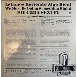 JOE CUBA SEXTET – ESTAMOS HACIENDO ALGO BIEN! (WE MUST BE DOING SOMETHING RIGHT!) VINYL