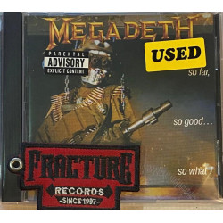 MEGADETH – SO FAR, SO GOOD... SO WHAT! CD 077774814829