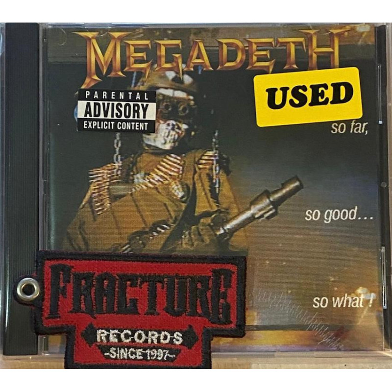 MEGADETH – SO FAR, SO GOOD... SO WHAT! CD 077774814829