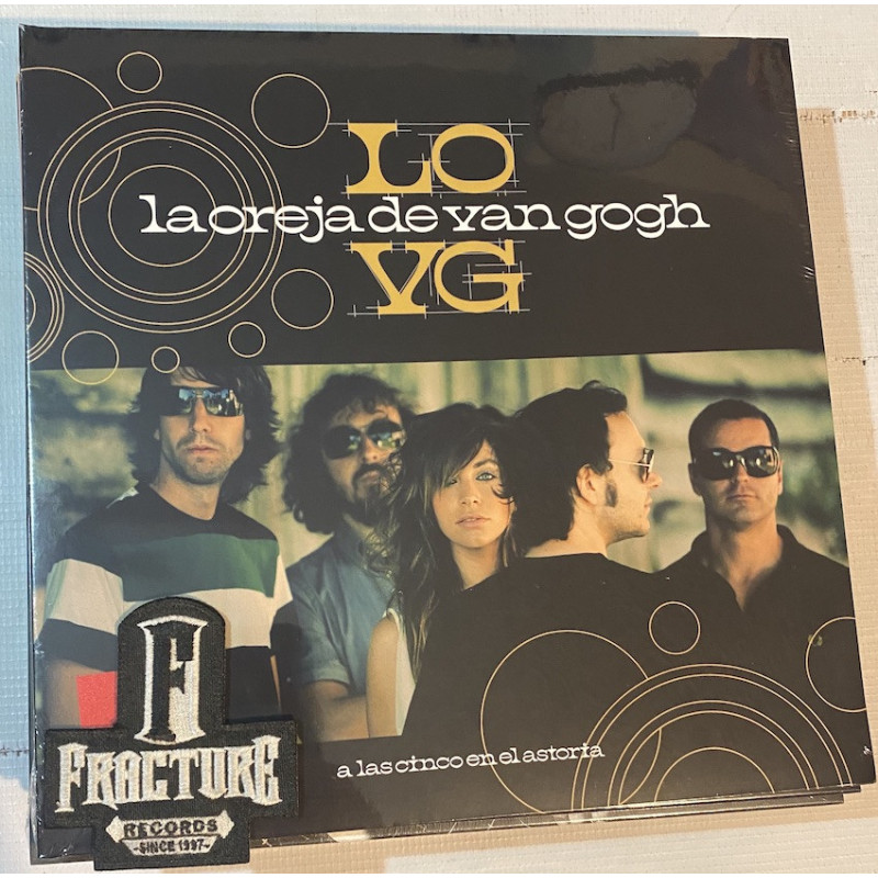 LA OREJA DE VAN GOGH – A LAS CINCO EN EL ASTORIA VINYL AMBER YELLOW TRANSLUCENT 196587433918