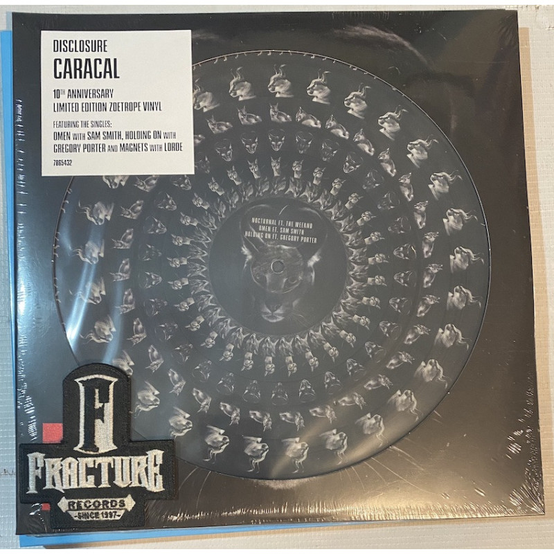 DISCLOSURE  – CARACAL VINYL ZOETROPE, 10TH ANNIVERSARY 602478654329